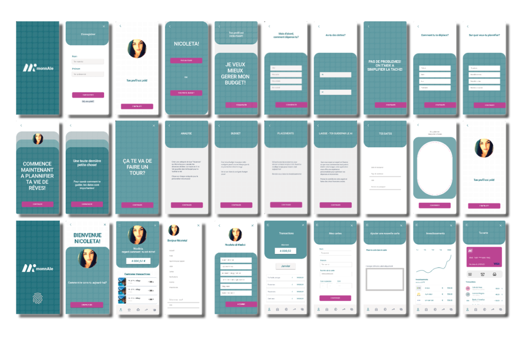 wireframe-hight-fidelity-monnaie-fintech-app